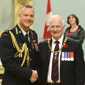 Cérémonie d'investiture de l'Ordre du mérite militaire