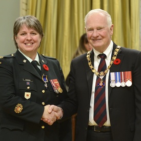 Cérémonie d'investiture de l'Ordre du mérite militaire