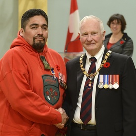 Cérémonie d'investiture de l'Ordre du mérite militaire