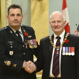 Cérémonie d'investiture de l'Ordre du mérite militaire