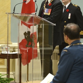Cérémonie d'investiture de l'Ordre du mérite militaire