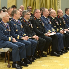 Cérémonie d'investiture de l'Ordre du mérite militaire