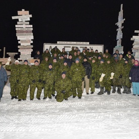 Visit to Canadian Forces Station Alert
