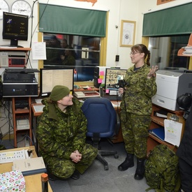 Visit to Canadian Forces Station Alert