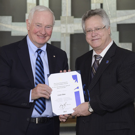 Caring Canadian Award Presentation at the Citadelle of Québec
