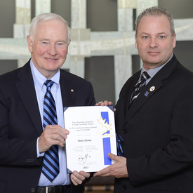 Remise du Prix pour l'entraide à la Citadelle de Québec