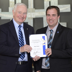Remise du Prix pour l'entraide à la Citadelle de Québec