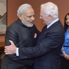 Rencontre avec le premier ministre de l'Inde