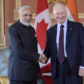 Rencontre avec le premier ministre de l'Inde
