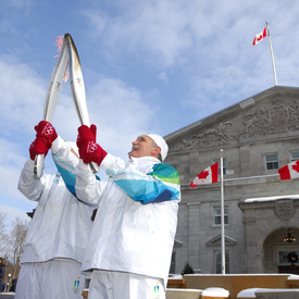 Olympic Flame at Rideau Hall