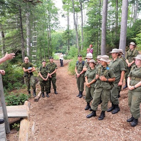 Visite du Centre d'instruction d'été des Cadets de l'Armée Valcartier 
