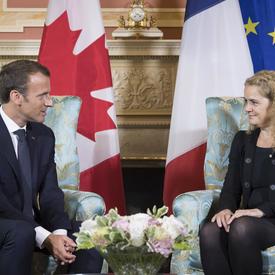 Meeting with the President of the French Republic
