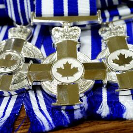 Remise de décorations pour service méritoire (division civile)