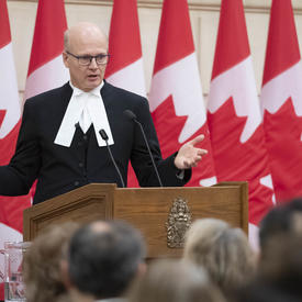 The Honourable Geoff Regan is delivering remarks. 