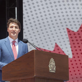 The Prime Minister delivered remarks at the Canada Day Noon Show on Parliament Hill.