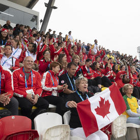 Her Excellency cheered on Canadian athletes.