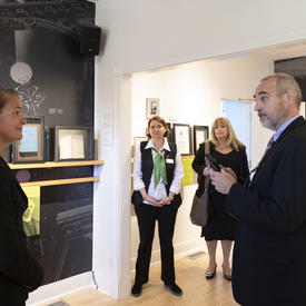 The Governor General touring the Maison Alphonse-Desjardins.