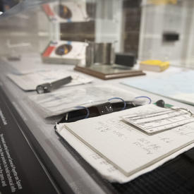 Notepad used by Governor General Payette on Space Shuttle Endeavour.