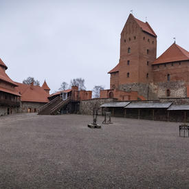A photo of Trakai Castle.  