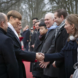 President Kersti Kaljulaid meets the Canadian delegation.