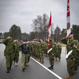 Governor General Payette visits CAF members serving on Op REASSURANCE in Latvia