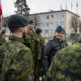 Governor General Payette visits CAF members serving on Op REASSURANCE in Latvia