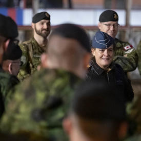 Governor General Payette visits CAF members serving on Op REASSURANCE in Latvia