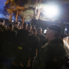 Governor General Payette visits CAF members serving on Op REASSURANCE in Latvia