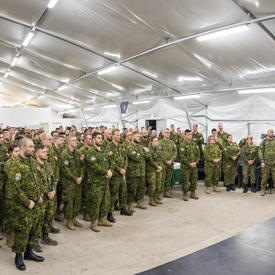 Governor General Payette visits CAF members serving on Op REASSURANCE in Latvia