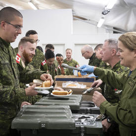Governor General Payette visits CAF members serving on Op REASSURANCE in Latvia