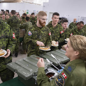Governor General Payette visits CAF members serving on Op REASSURANCE in Latvia