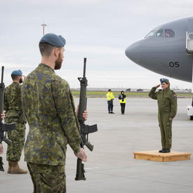 Governor General Payette visits CAF members serving on Op REASSURANCE in Romania