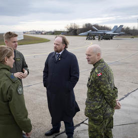 Governor General Payette visits CAF members serving on Op REASSURANCE in Romania