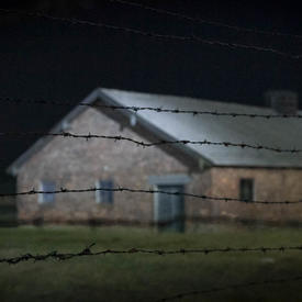 Photo of a building in Auschwitz.