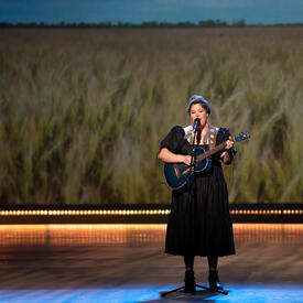 Andrina Turenne performing.