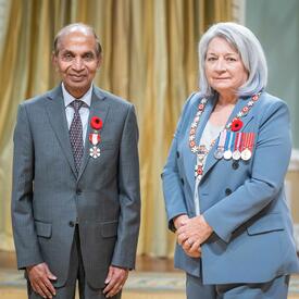 Jagmohan Humar is standing next to the Governor General.