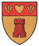 Differenced Arms for Amanda Jane de Chastelain, daughter of Alfred John Gardyne Drummond de Chastelain