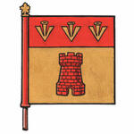 Flag of Alfred John Gardyne Drummond de Chastelain