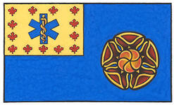 Drapeau des Chefs paramédics du Canada (Terre-Neuve-et-Labrador)