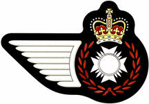 Badge of Fire Fighter of the Royal Canadian Air Force