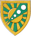 Armoiries brisées de Wesley James Howard Mann, enfant de James Howard Mann Armoiries brisées de Wesley James Howard Mann, enfant de James Howard Mann