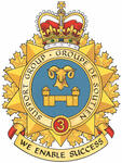 Insigne du Groupe de soutien de la 3e Division du Canada