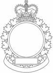 Encadrement d'insigne pour les bases et stations des Forces armées canadiennes