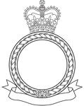 Encadrement d'insigne pour les unités diverses avec antécédents maritimes des Forces armées canadiennes