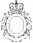 Badge Frame for Service Battalions of the Canadian Armed Forces