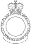 Encadrement d'insigne pour les escadrons de radar des Forces armées canadiennes