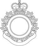 Encadrement d'insigne pour les dépôts des Forces armées canadiennes