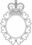 Badge Frame for Cadet Schools of the Canadian Armed Forces