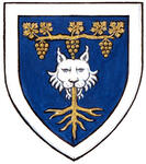 Armoiries brisées de Floranne Vigneault, enfant de Mathieu Roland Joseph Vigneault