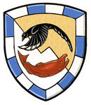 Armoiries brisées d’Emma Michaela Robertson, enfant de Kennith James Robertson